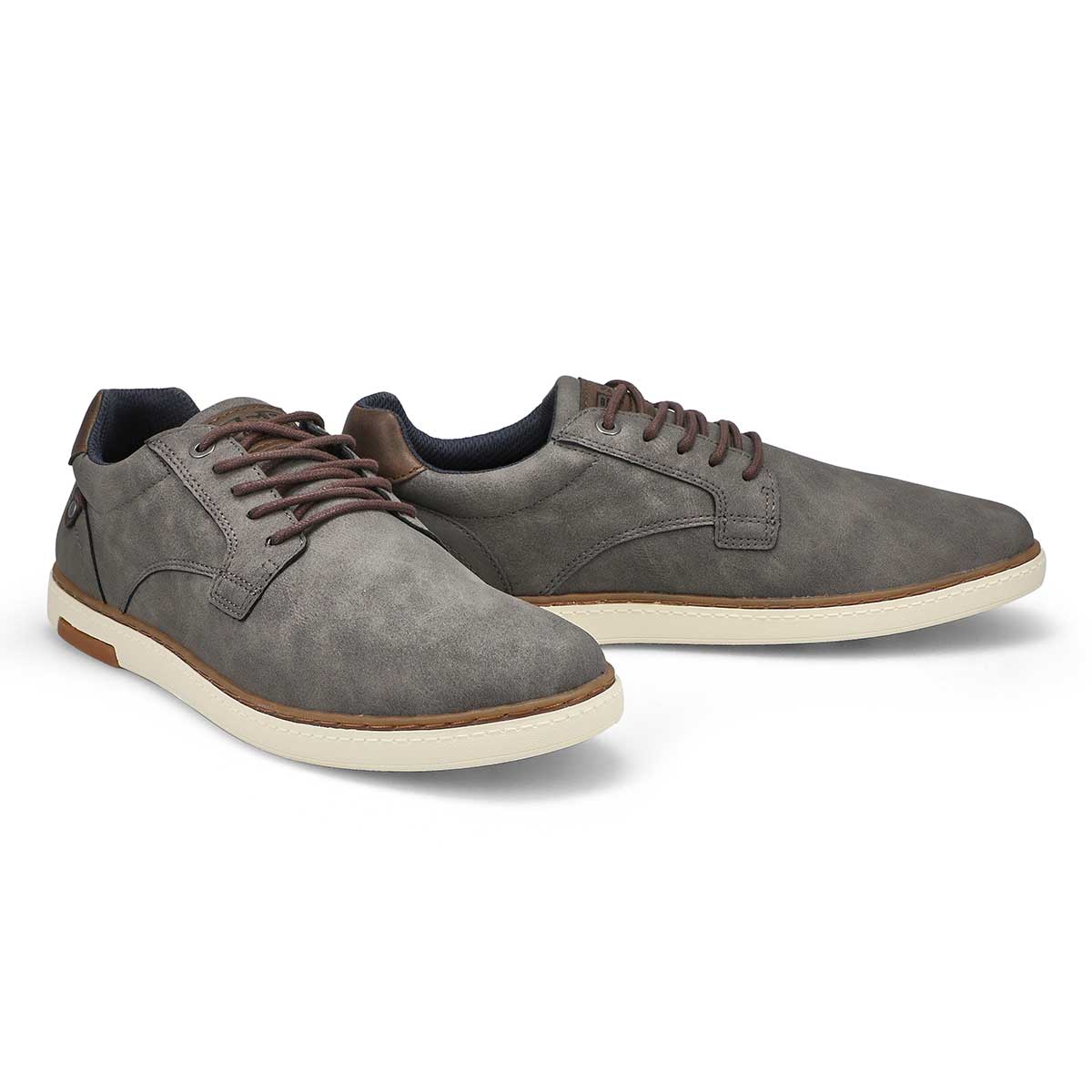 Mens Bjorn Lace Up Casual Oxford - Grey