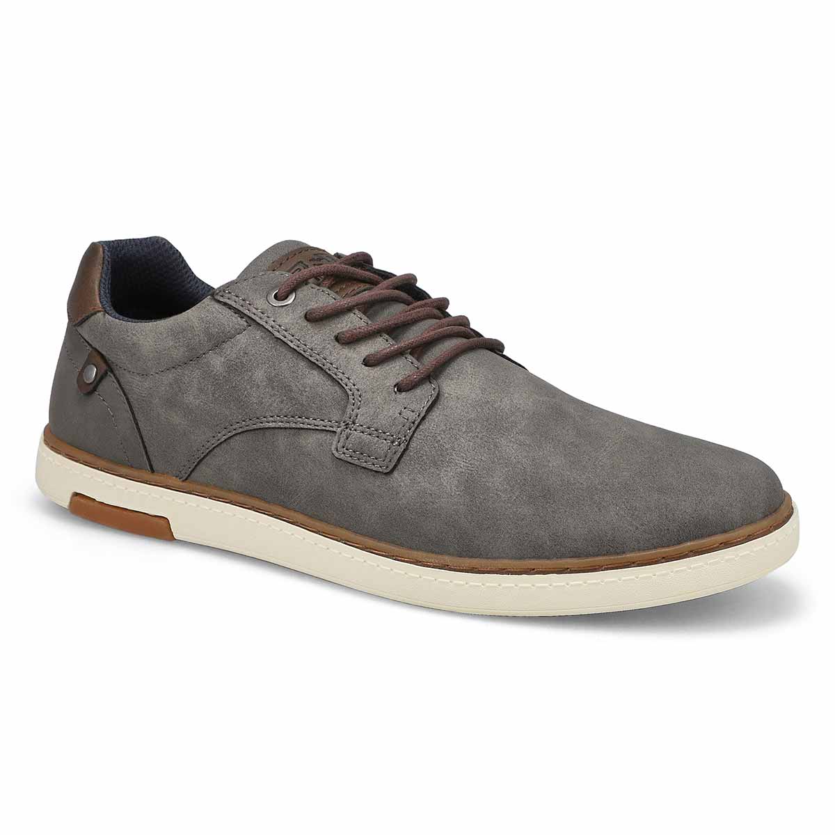 Mens Bjorn Lace Up Casual Oxford - Grey