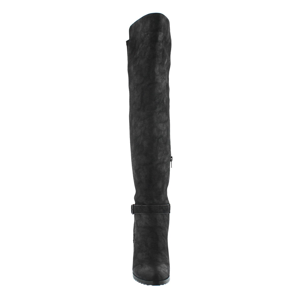 Lds Blondie Hi blk wedge knee high boot