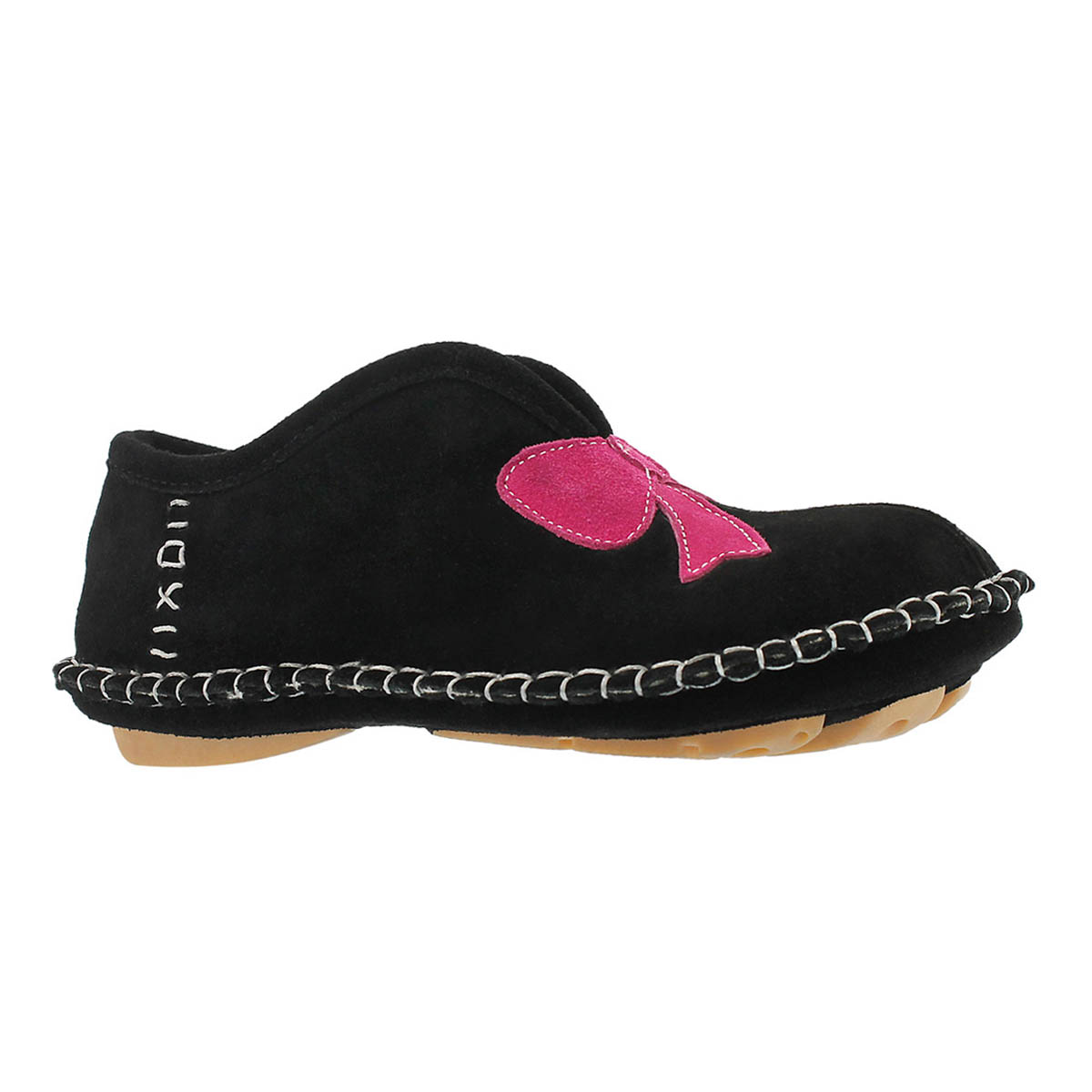 Pantoufle talon fermé Blossom, noir, fem