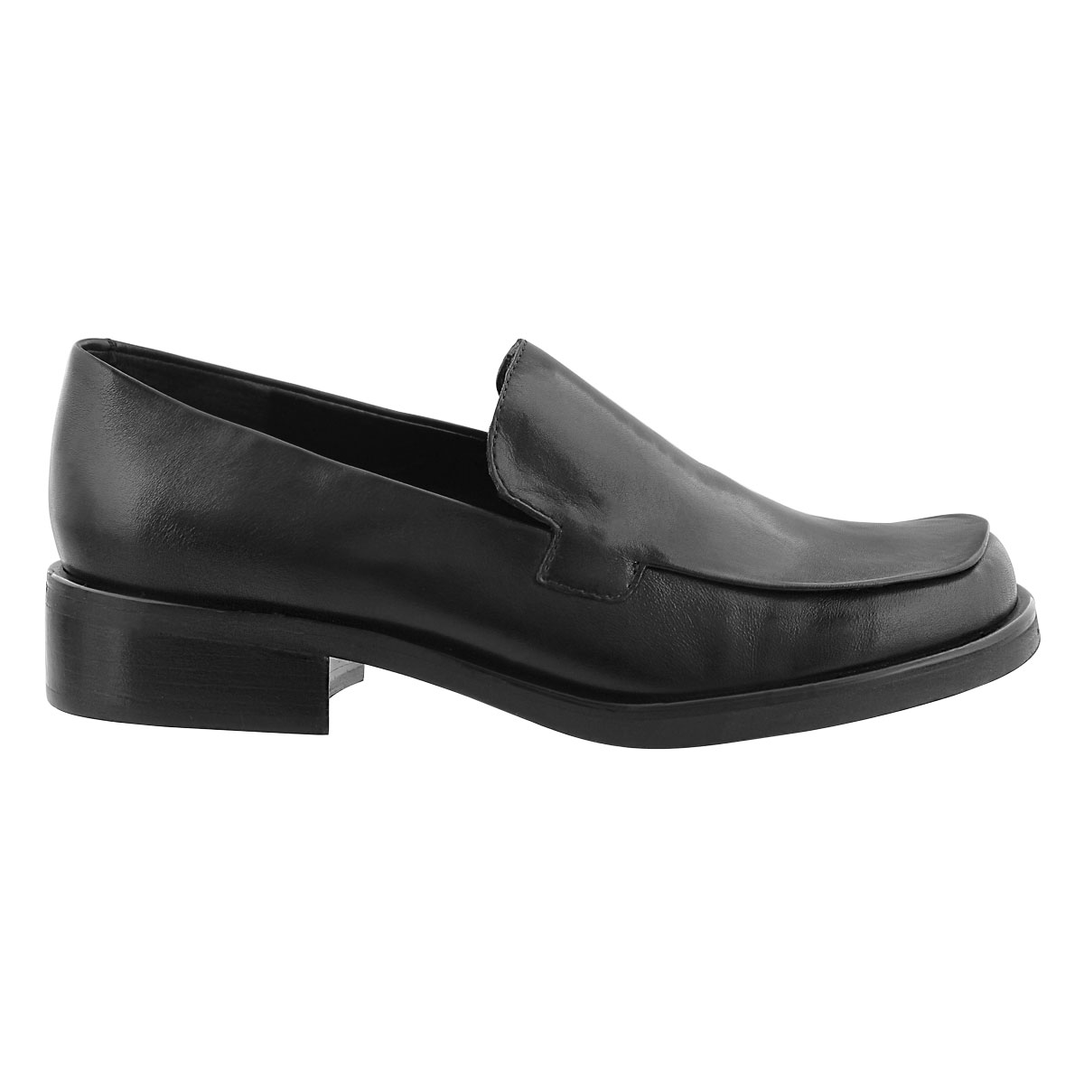 Lds Bocca blk slip on loafer