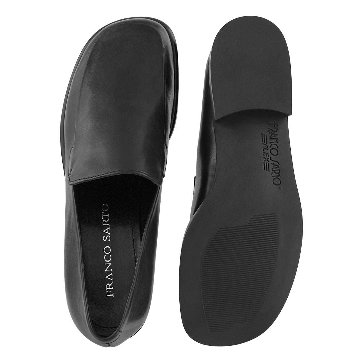 Lds Bocca blk slip on loafer