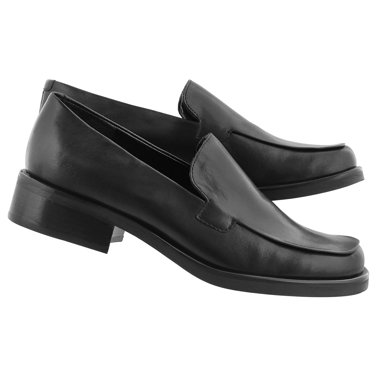 Lds Bocca blk slip on loafer