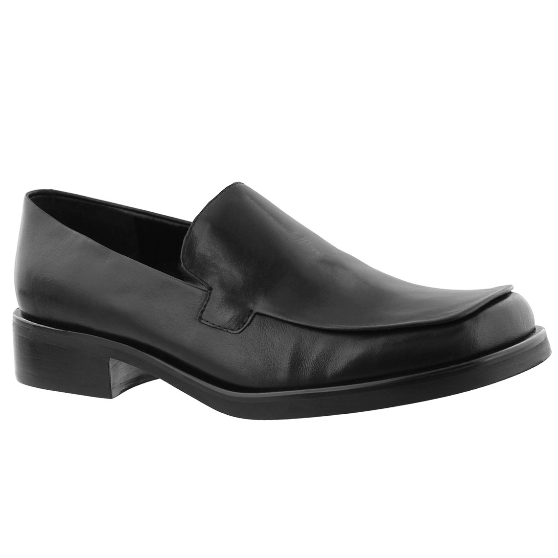 Women's BOCCA black slip-on loafers