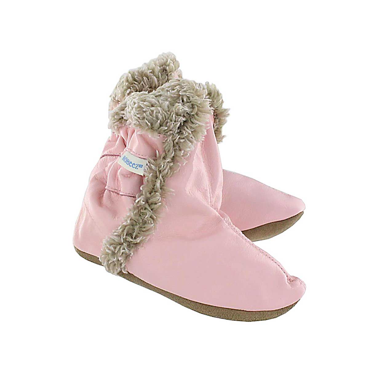 Inf Booties pink soft soles