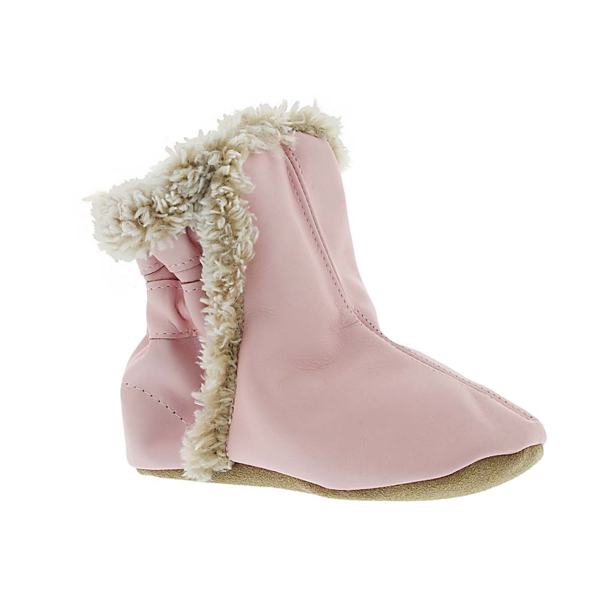 Inf Booties pink soft soles