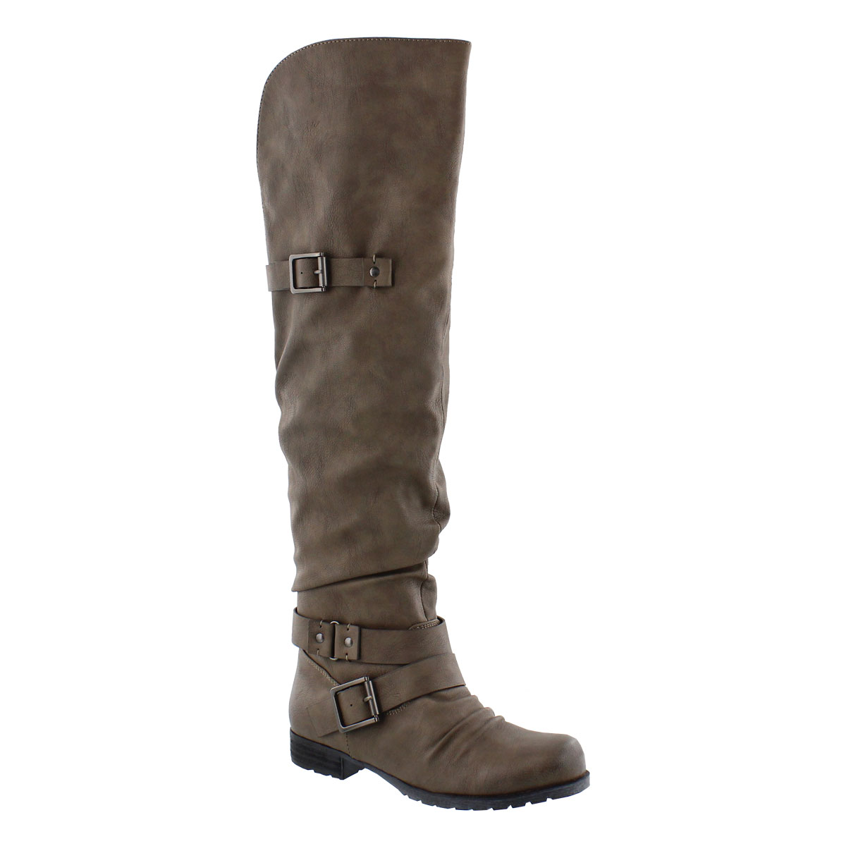 Botte au-dessus genou Braelynn, grs, fem