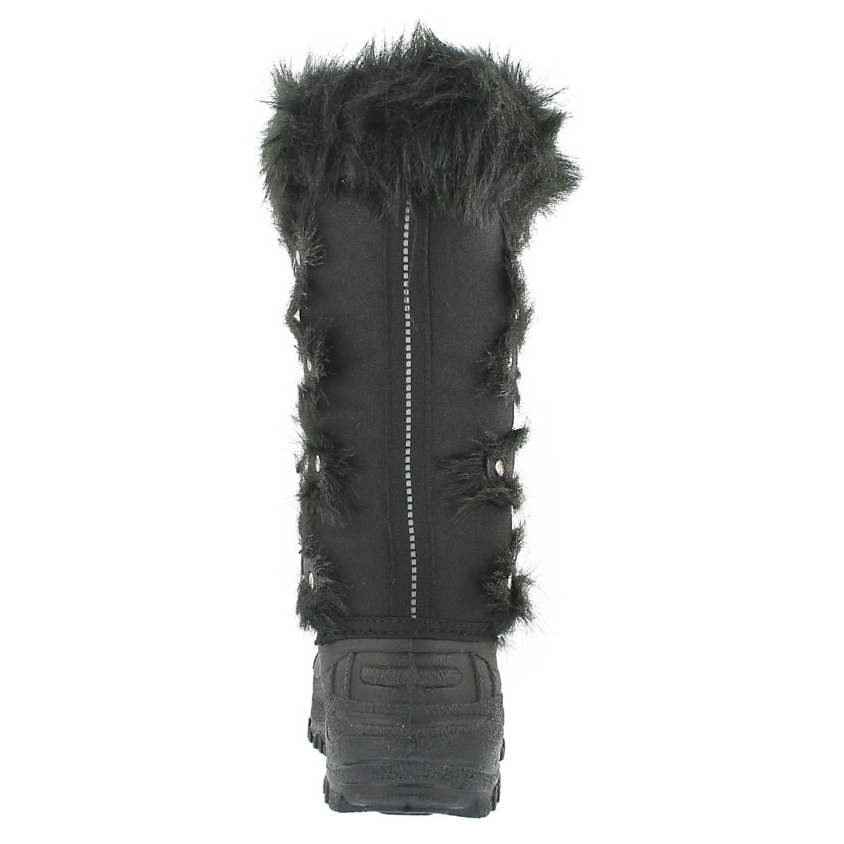 Grls Brandi blk lace up wtrpf boot