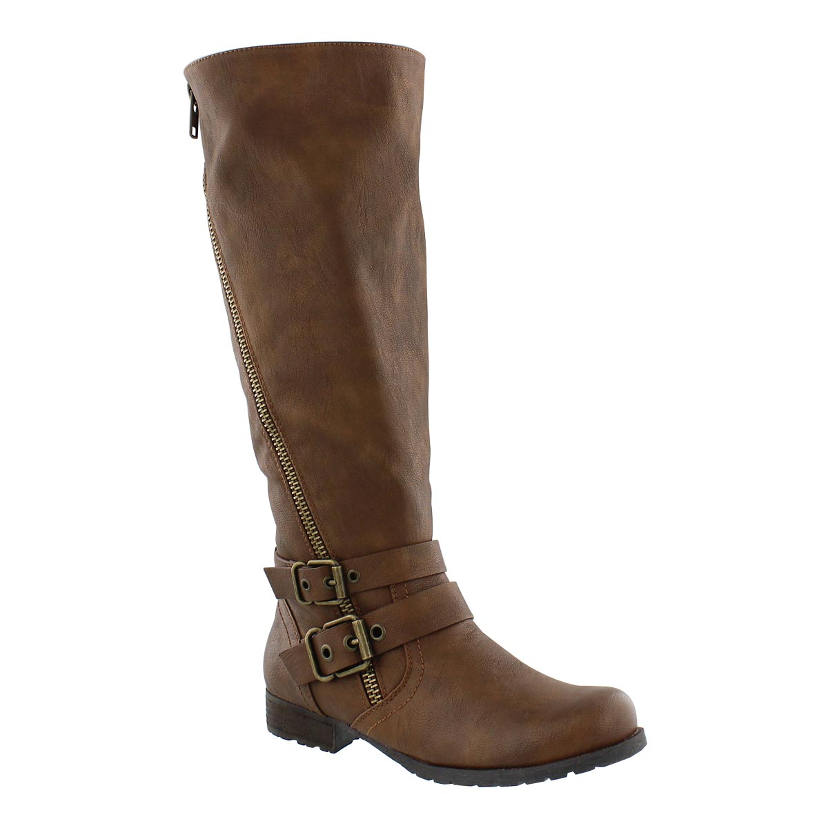 Lds Brigetta cognac riding boot