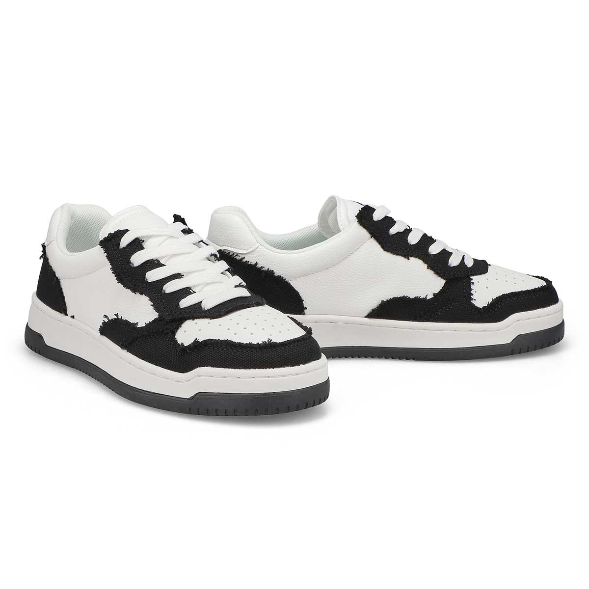Womens Brynlee Lace Up Sneaker - White/Black