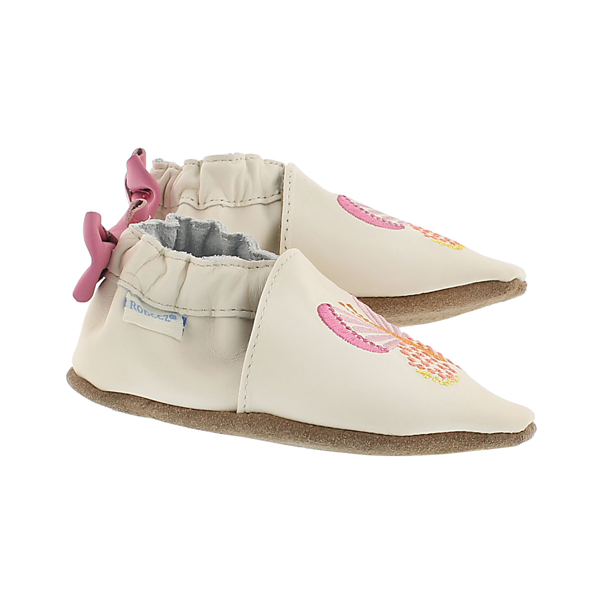 Inf Butterfly Kisses cream soft slipper