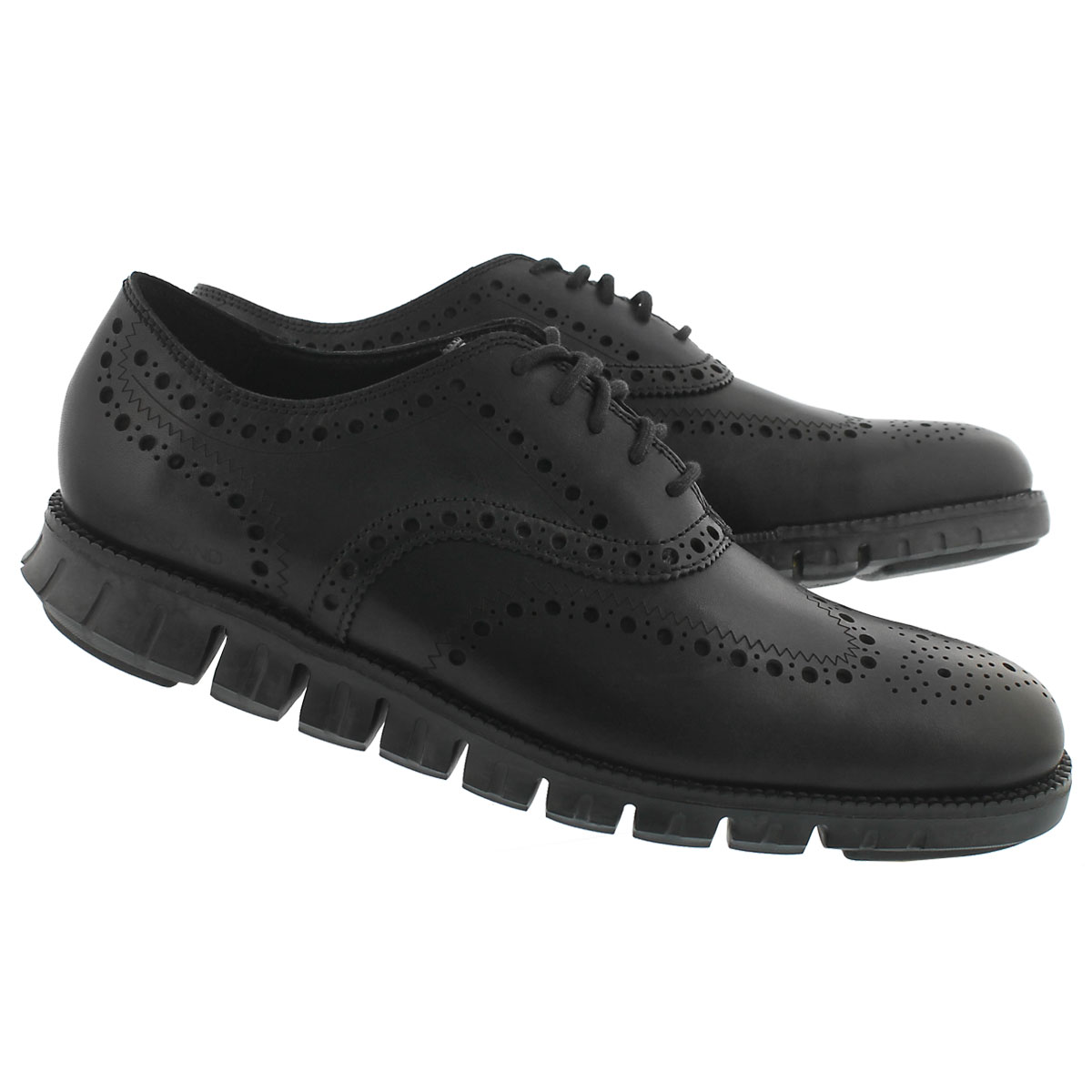 Mns Zerogrand Wing black dress oxford