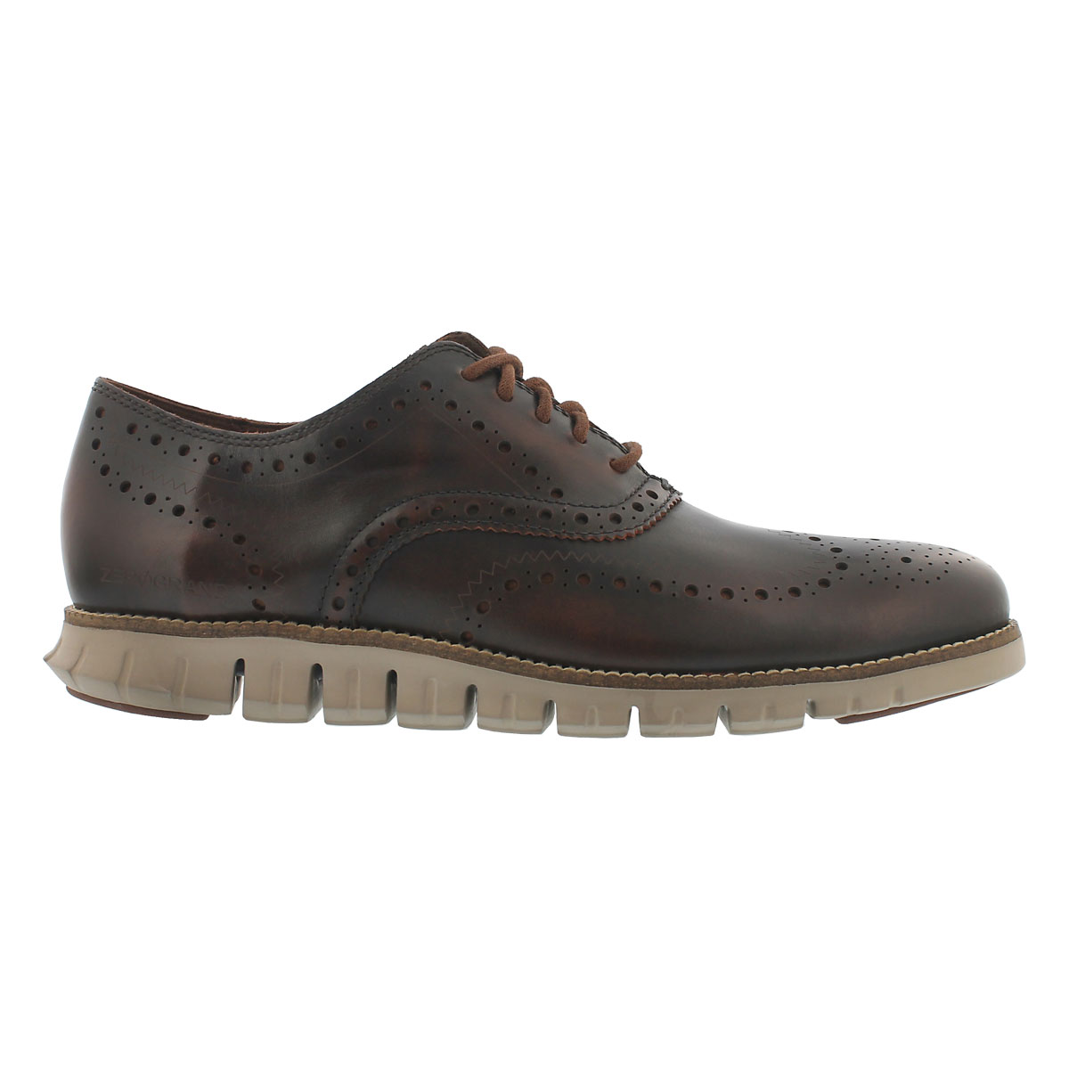 Mns Zerogrand Wing brown dress oxford