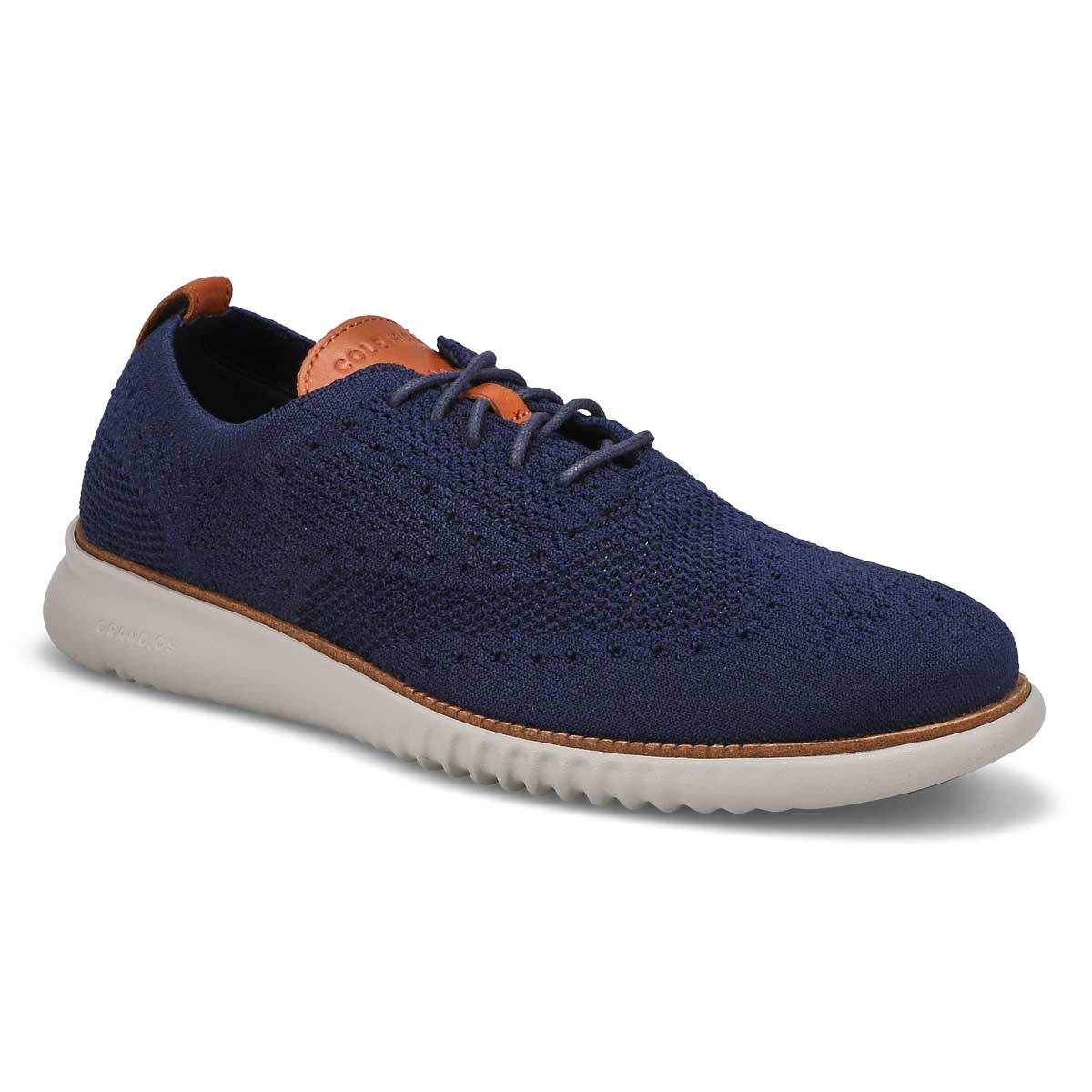 Mens Zero Grand Stitchlite Casual Oxford - Blue/Grey