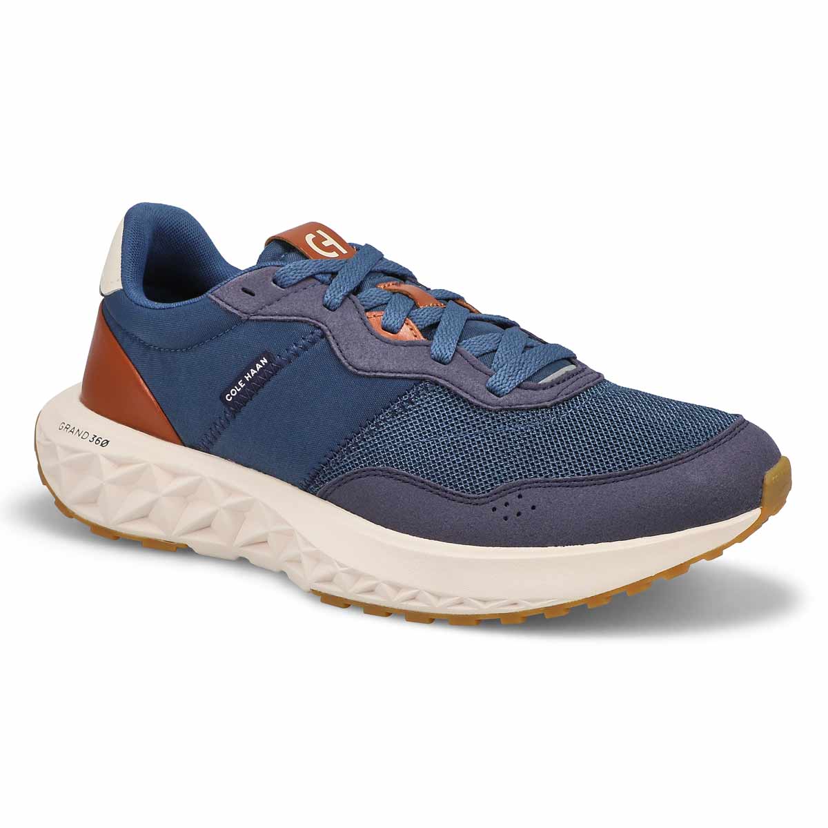 Mens Zero Grand Fashion Sneaker - Blue/Tan