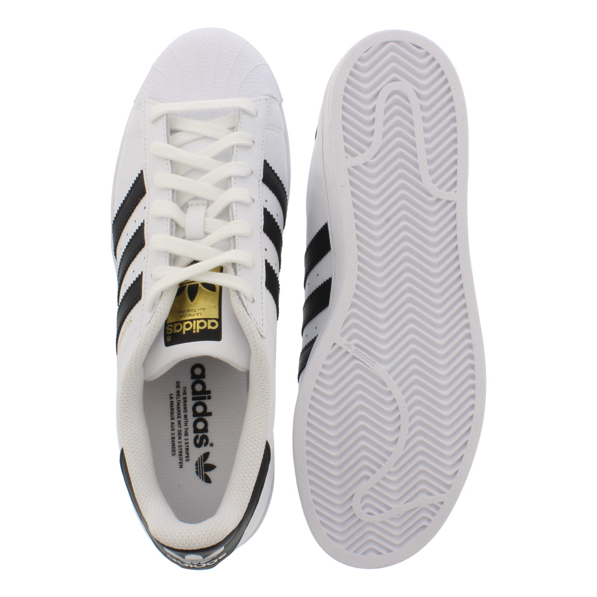 Mns Superstar wht/blk fashion sneaker