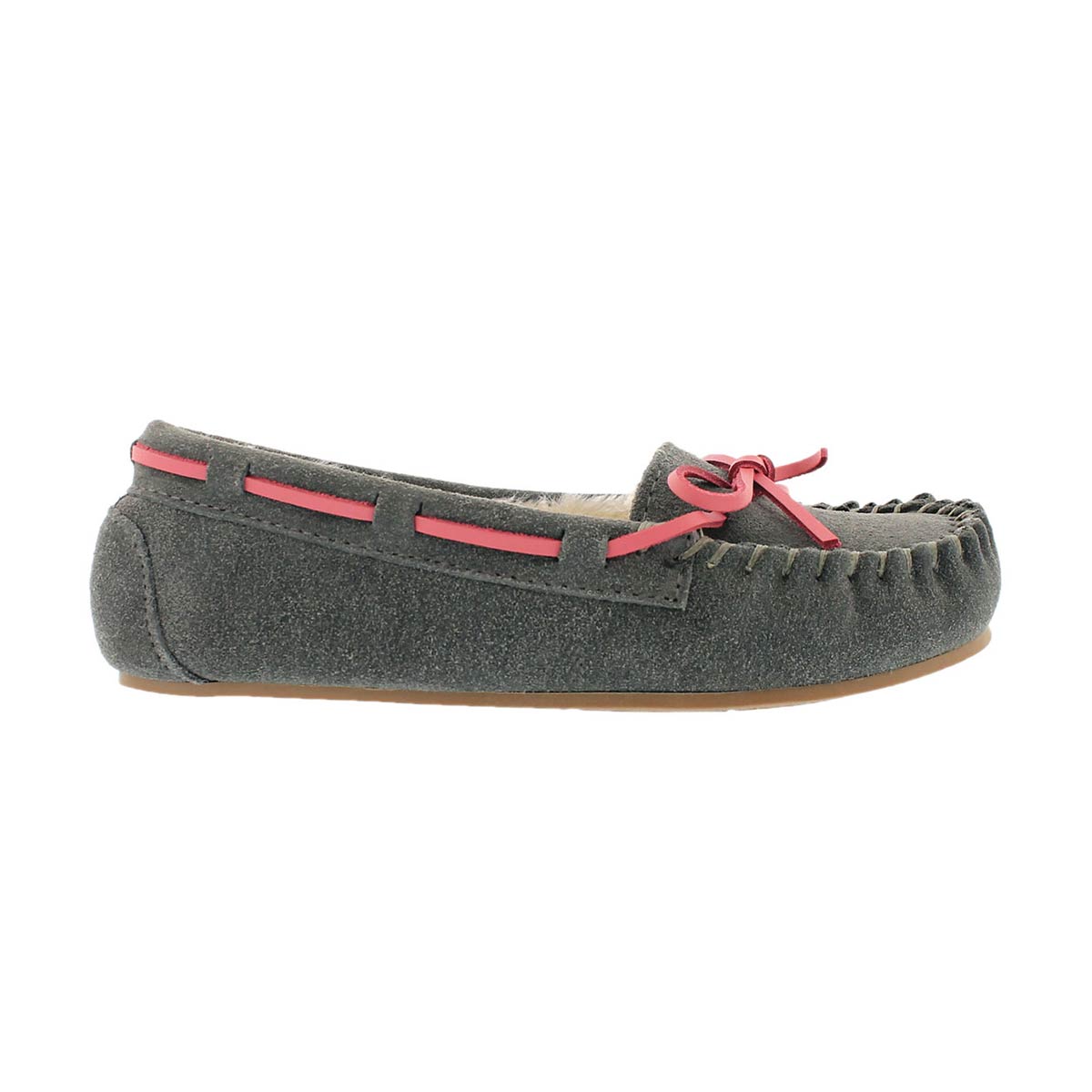 Grls Cady2 grey ballerina moccasin