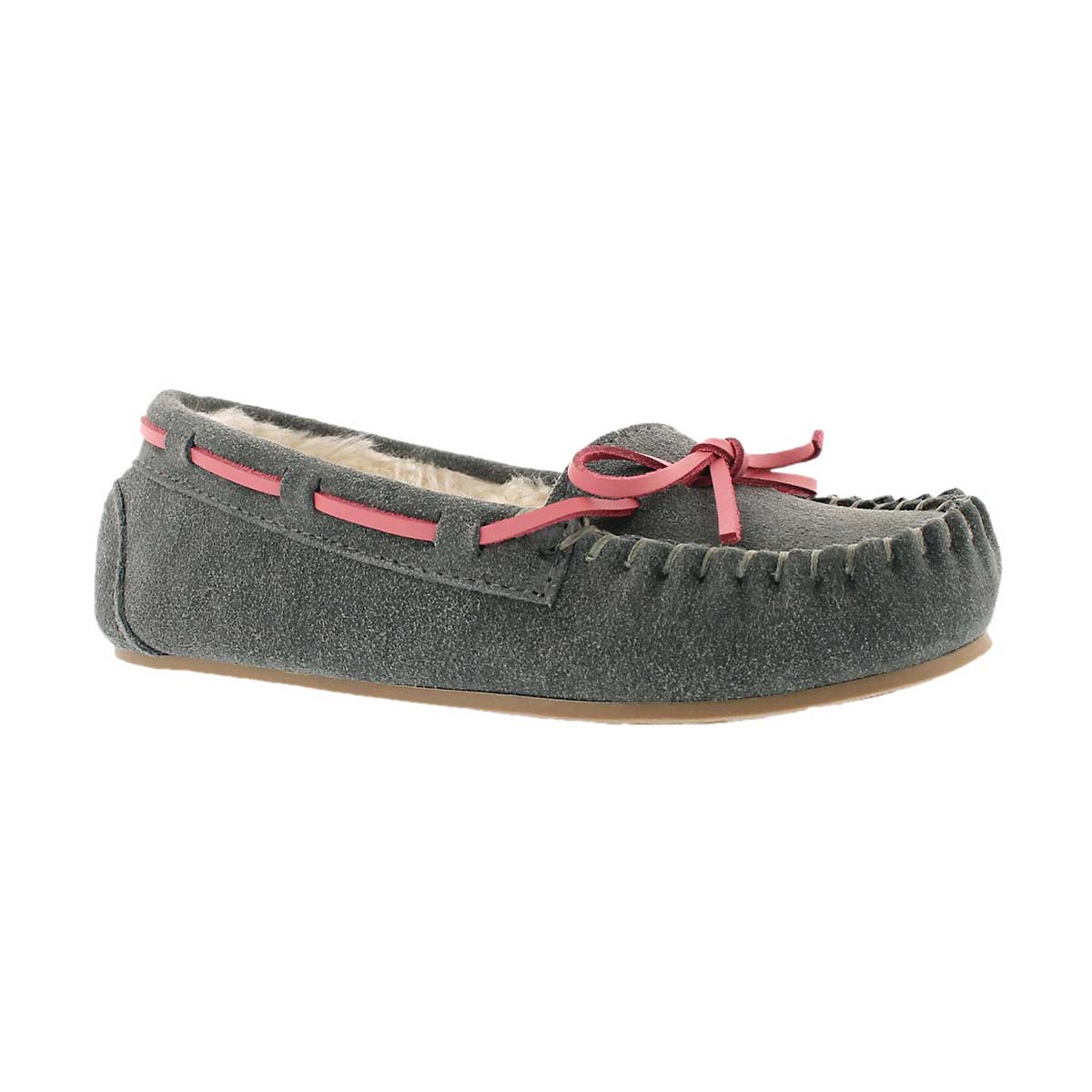 Girls' CADY 2 grey ballerina moccasins