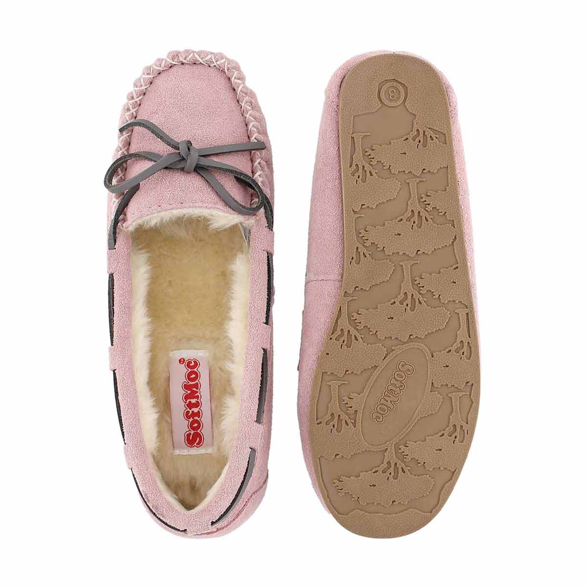 Grls Cady2 Pink ballerina moccasin