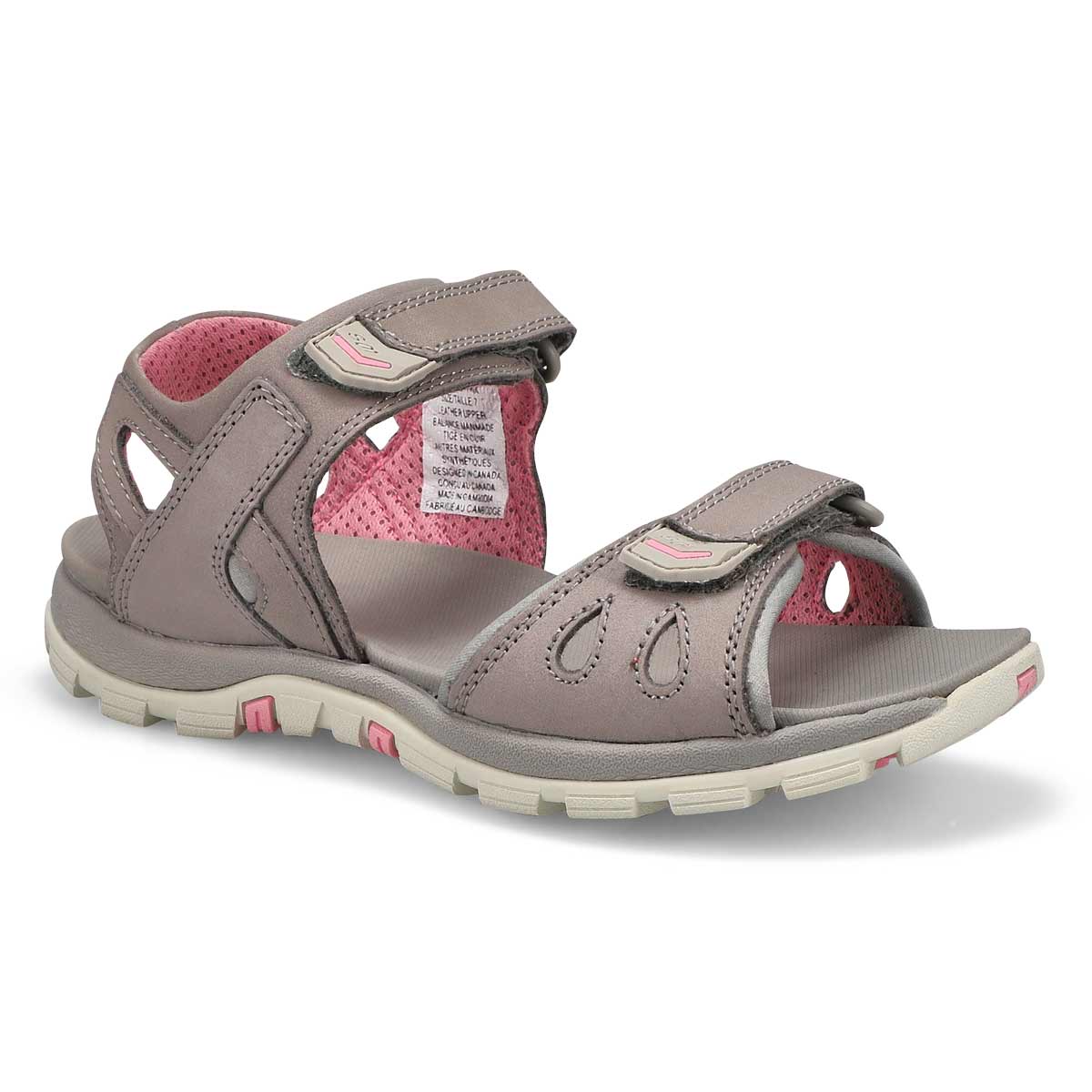 Womens  Caley 4 Sport Sandal - Grey Pink