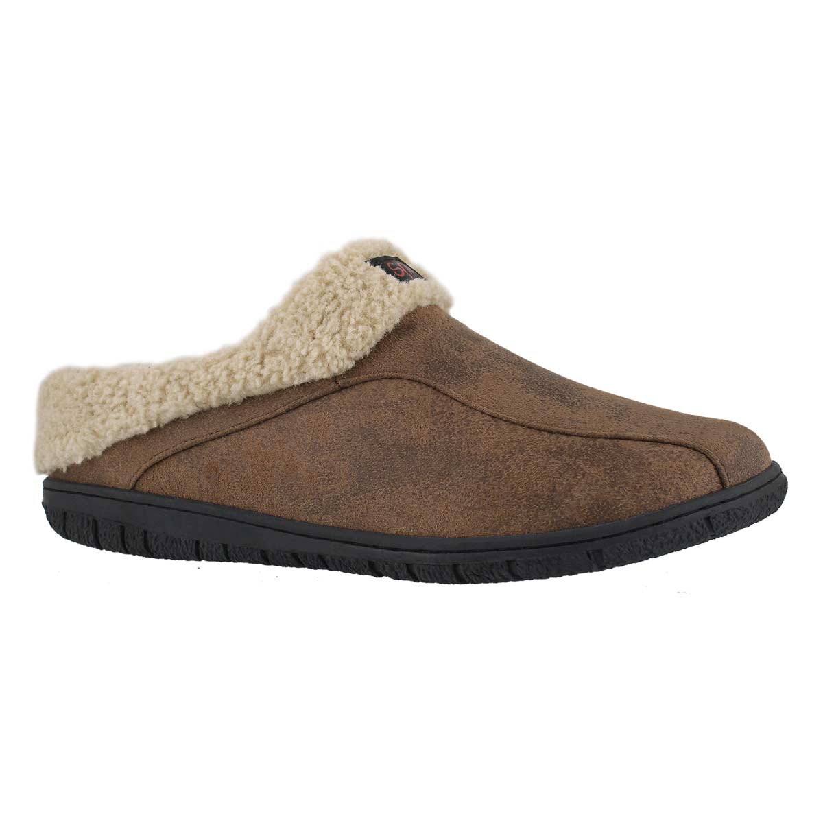 Mns Cameron brown open back slipper