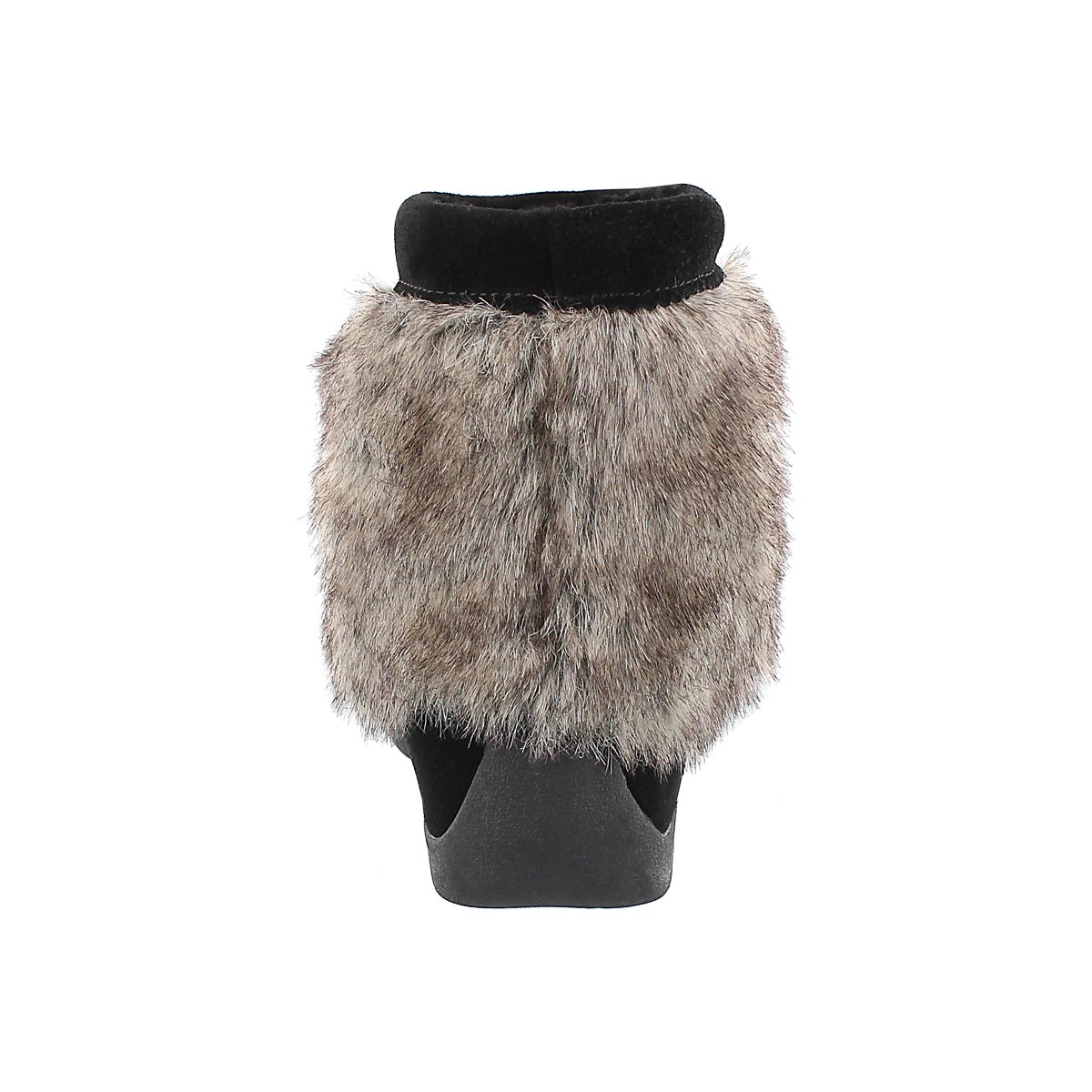 Mukluks Candy Lo, suède noir, femmes