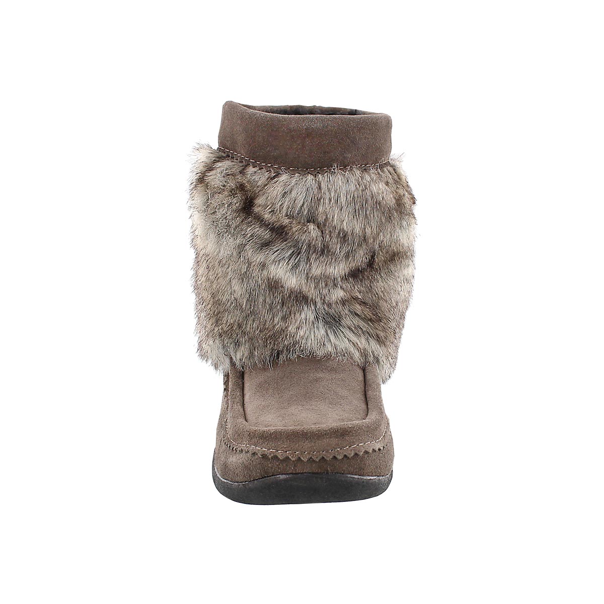 Mukluks Candy Lo, suède gris, femmes