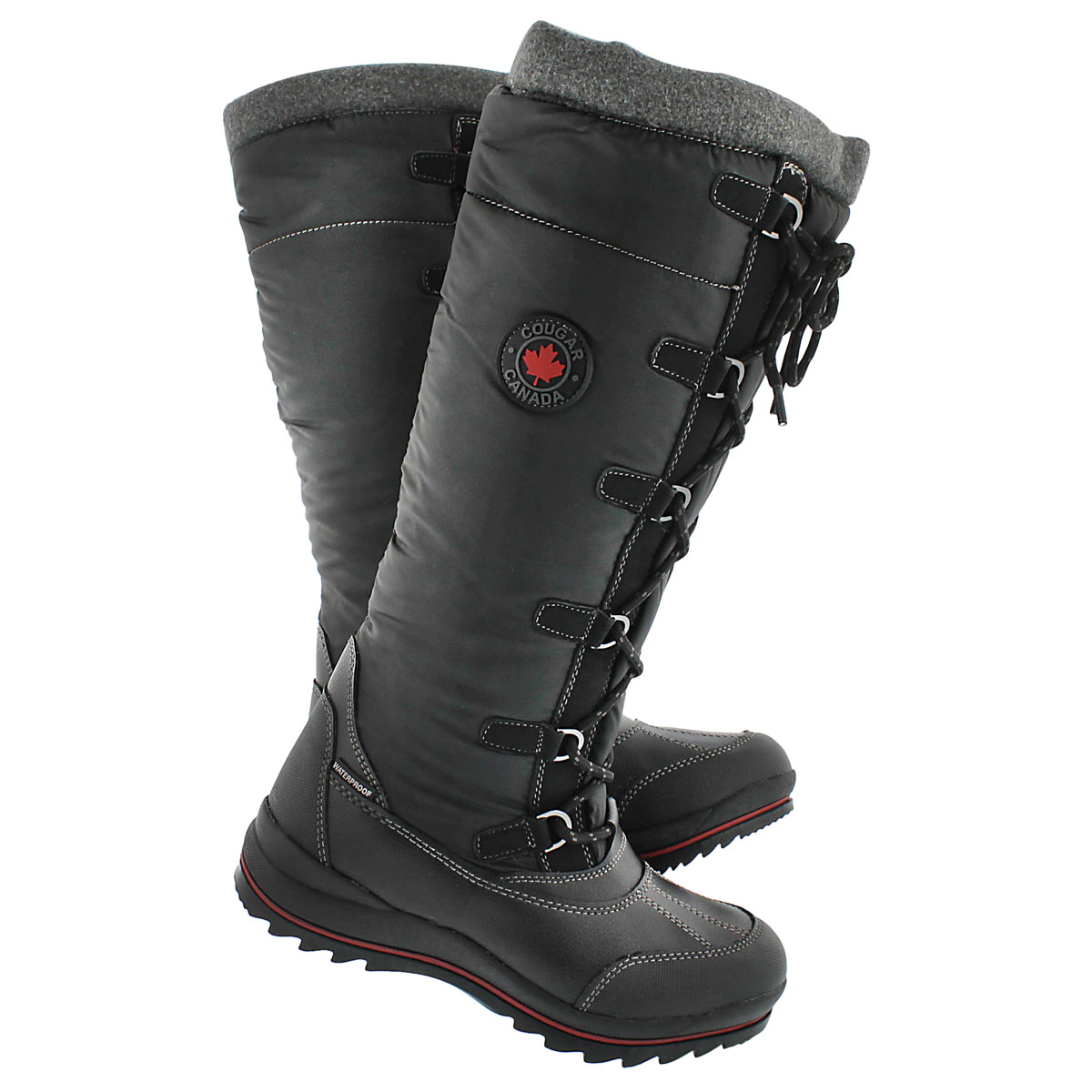cougar women's waterproof insulated suede tall boots