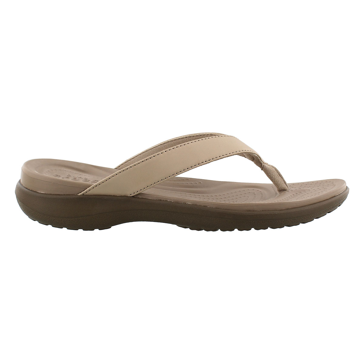 Lds Capri V Flip chia/walnt thong sandal