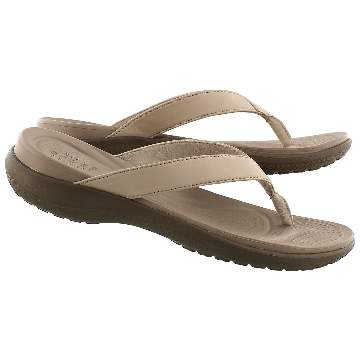 womens croc capri flip flops
