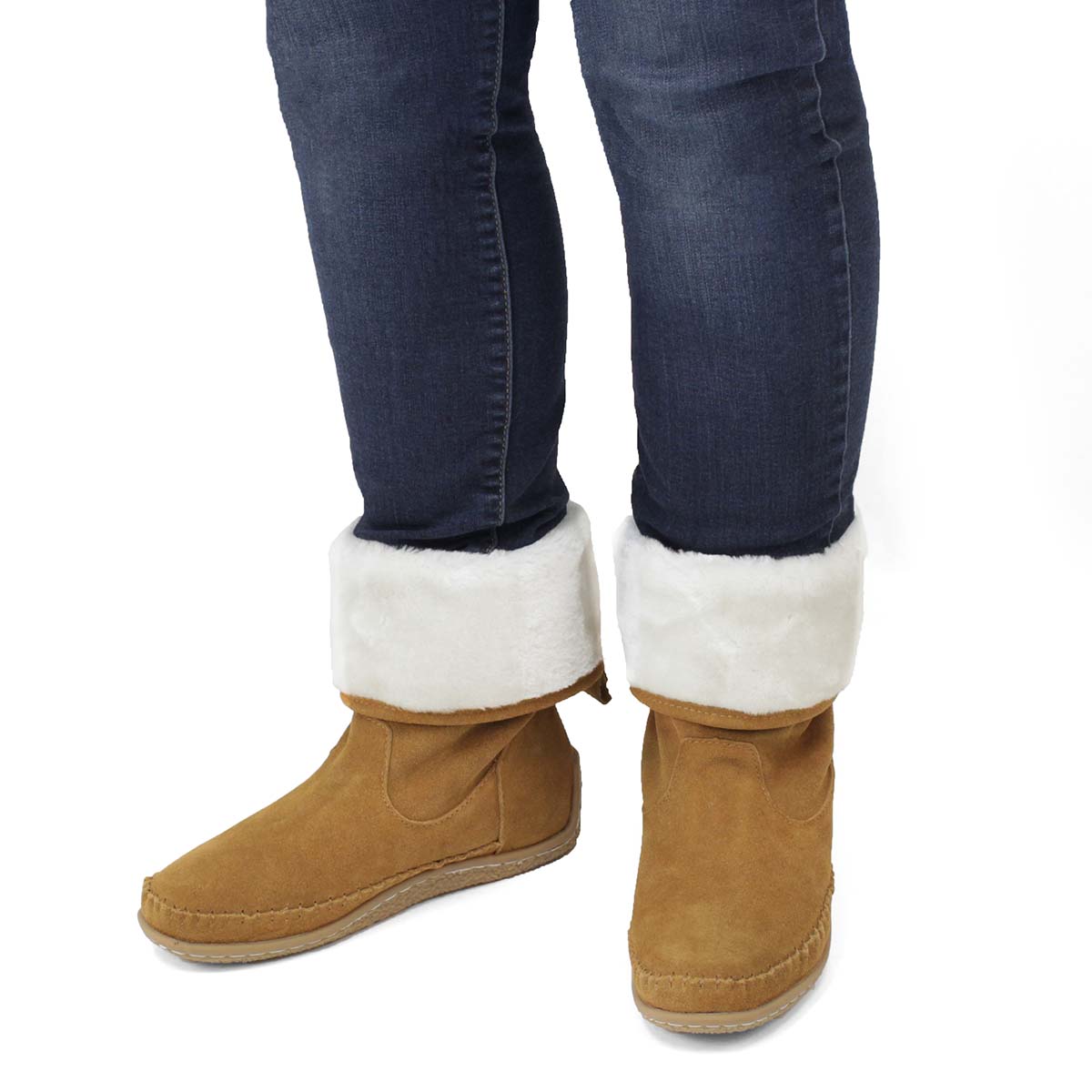 Lds Carolina chsnt foldover mukluk boot