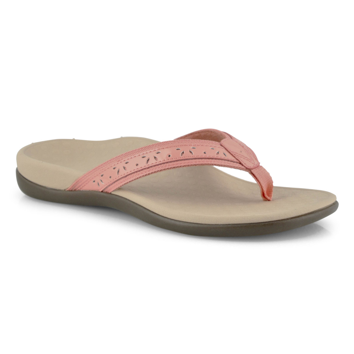 Lds Casandra coral thong sandals