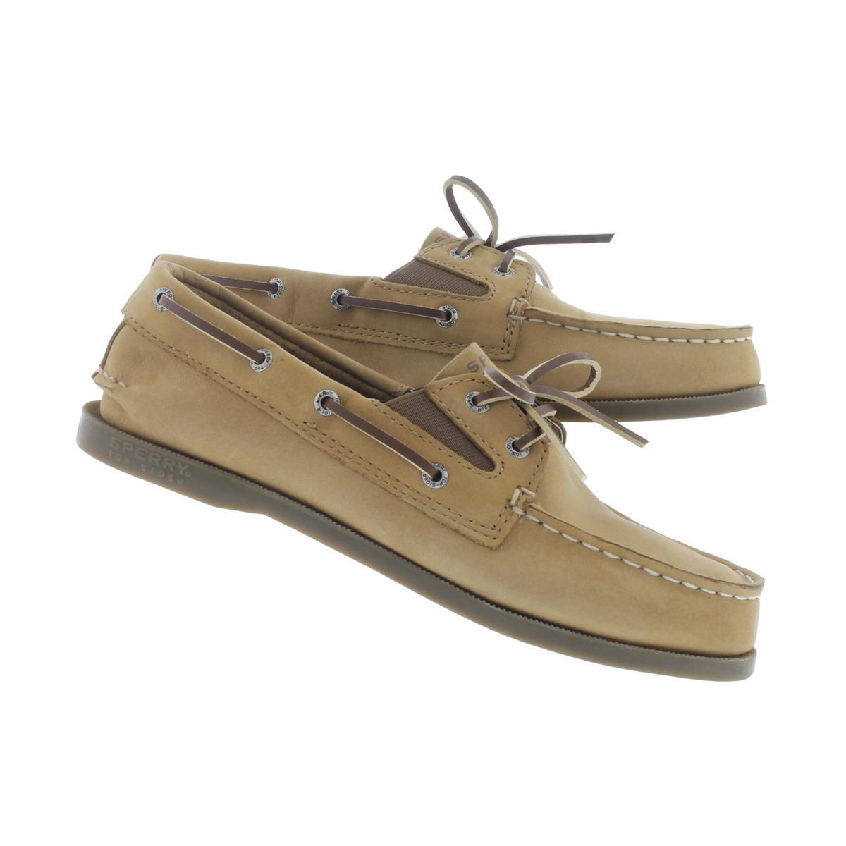 Chauss bat A/O Slip On, cuir sahara, gar