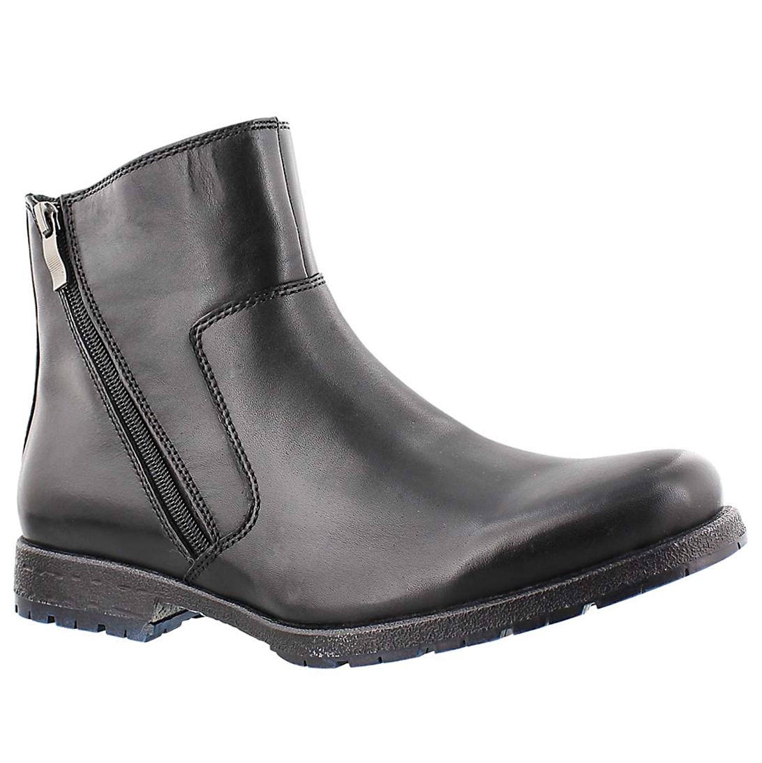 Mns Cesar black lthr casual ankle boot