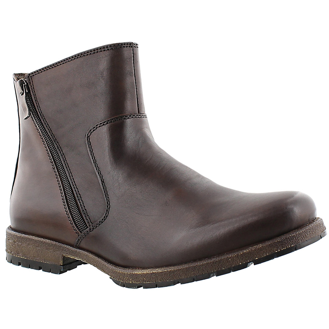 Mns Cesar cognac lthr casual ankle boot