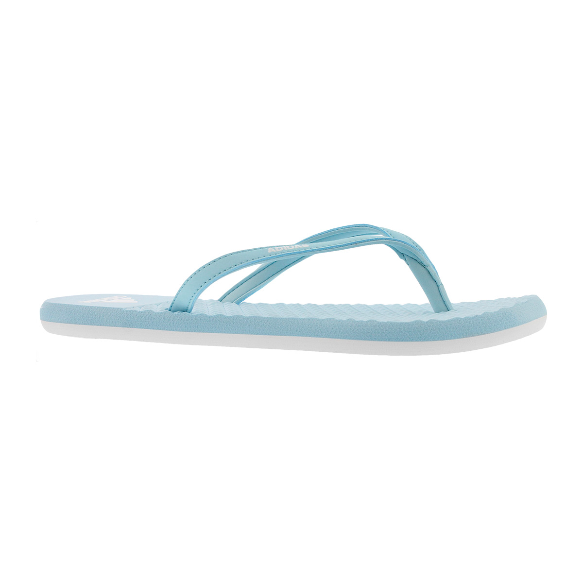 Lds Eezay Soft blu/wht thong sandal