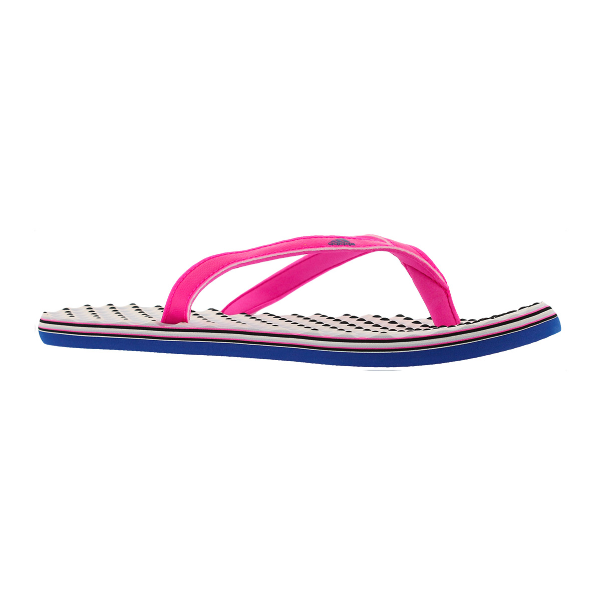 Lds Eezay Dots pink/navy thong sandal