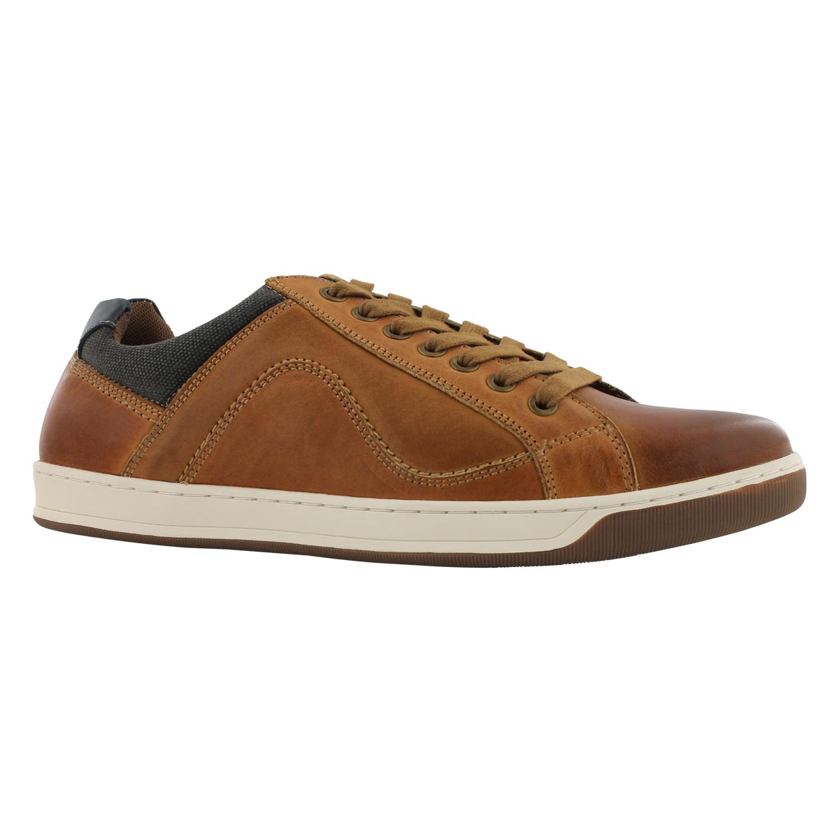 Mns Chandler rust laceup casual sneakr