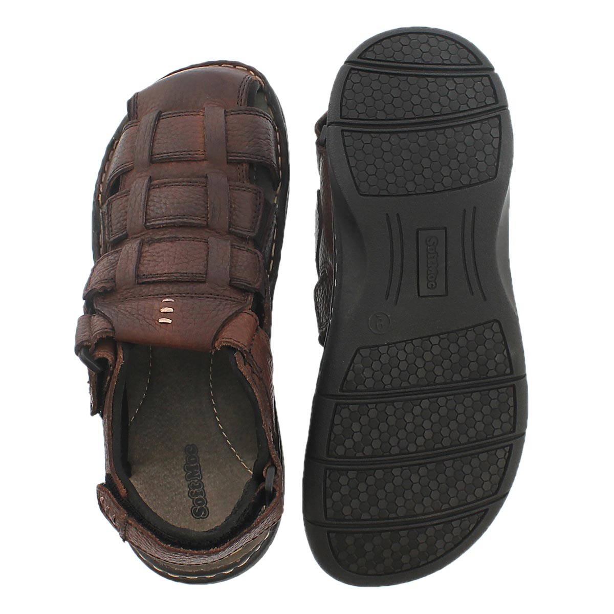 Mns Charles 3 brown fisherman sandal