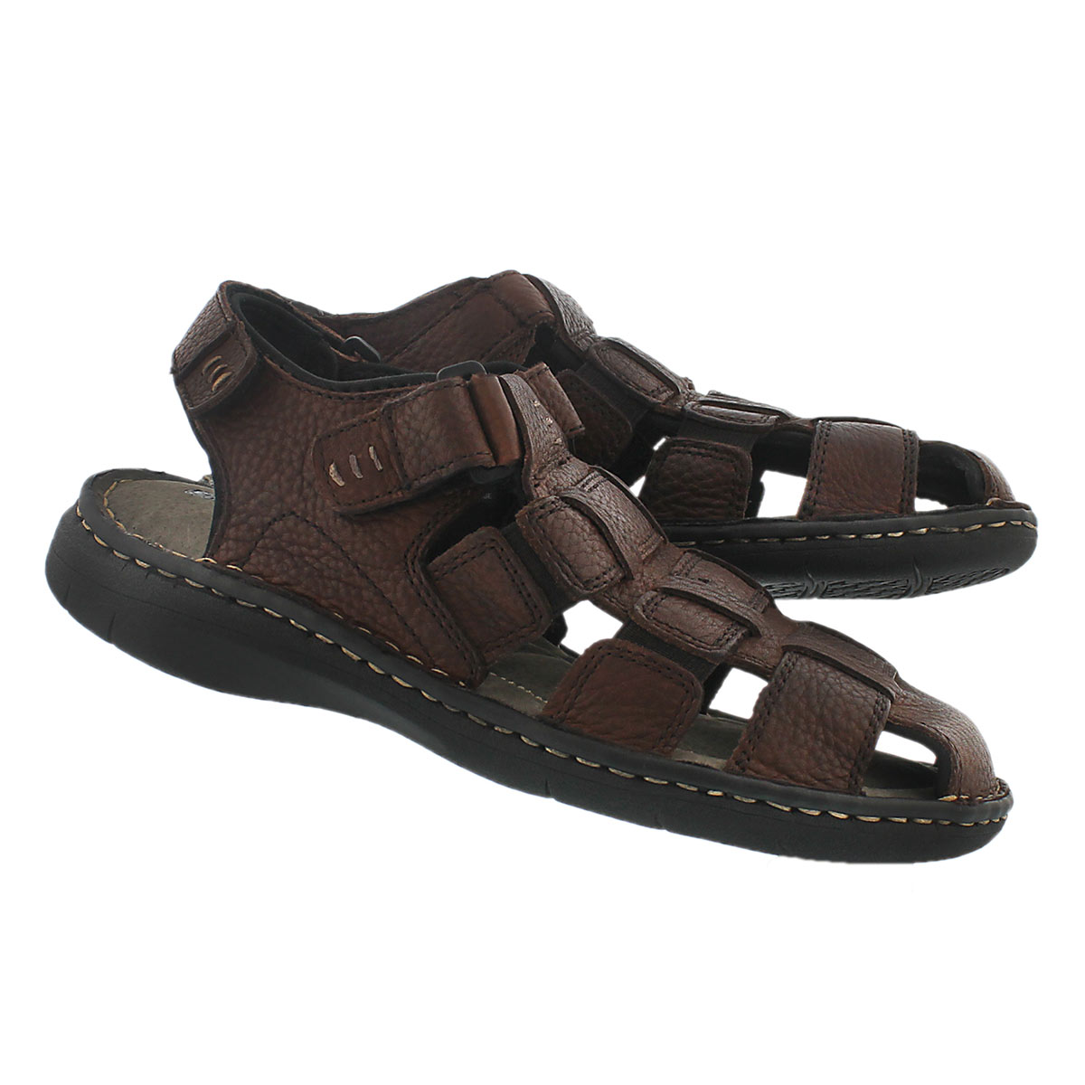 Mns Charles 3 brown fisherman sandal