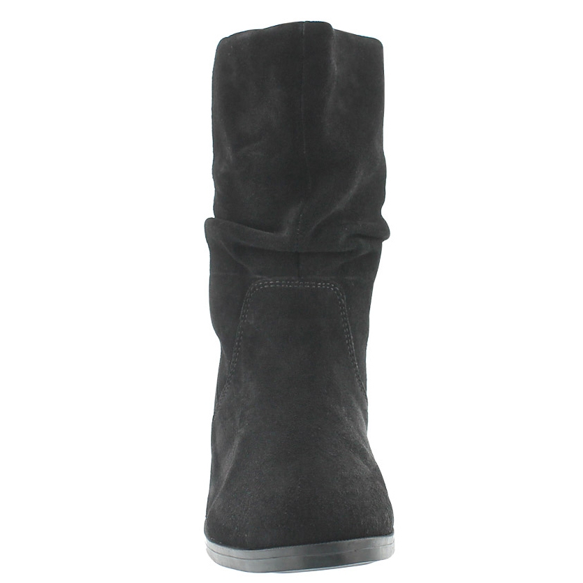 Lds Chichi blk suede wtpf bootie
