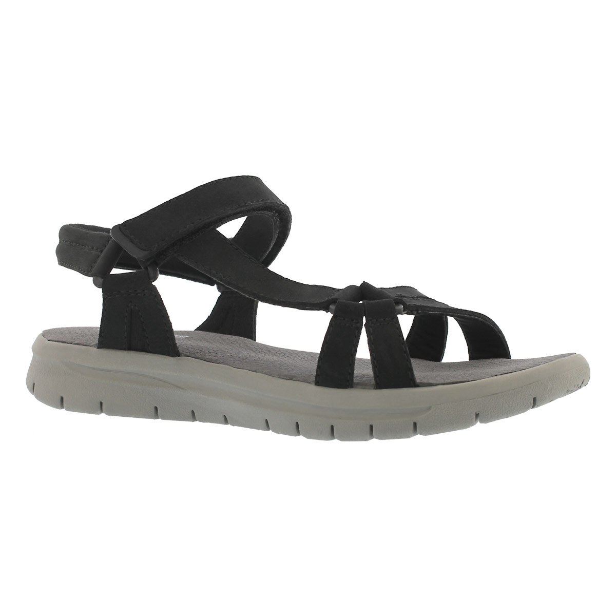 Women's CHRISSY black sport sandals