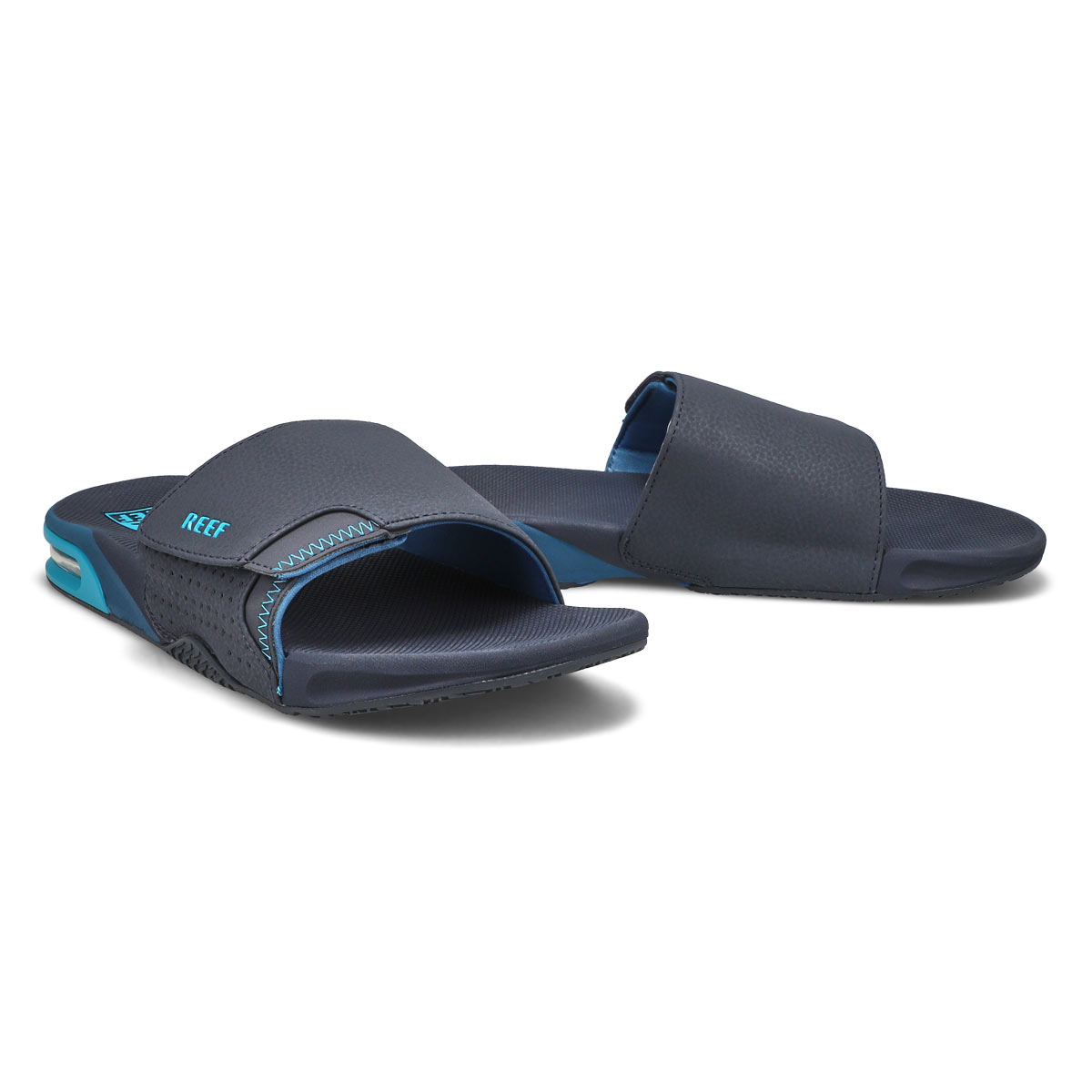 hugo boss leather sliders