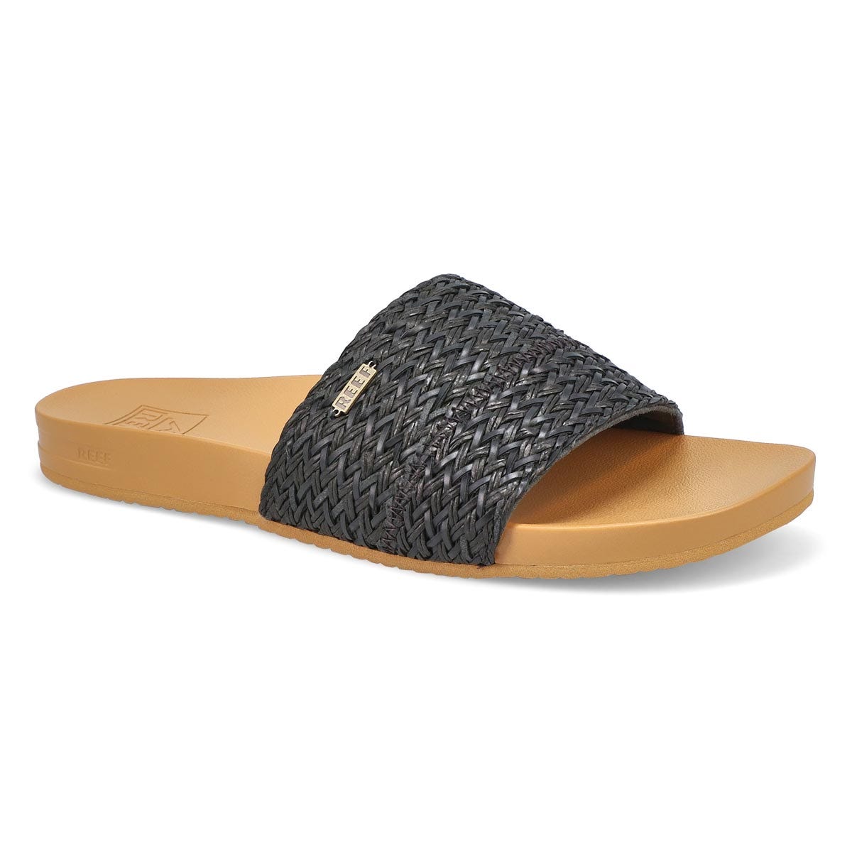 Reef Women's Cushion Scout Braids Slide - Bla | SoftMoc.com