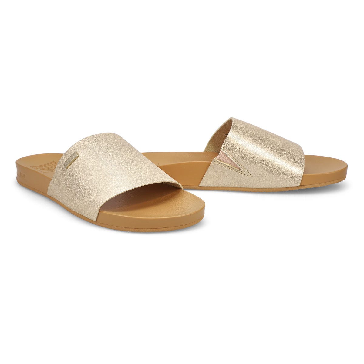 Reef Women's Cushion Scout Slide Sandal - Cha | SoftMoc.com