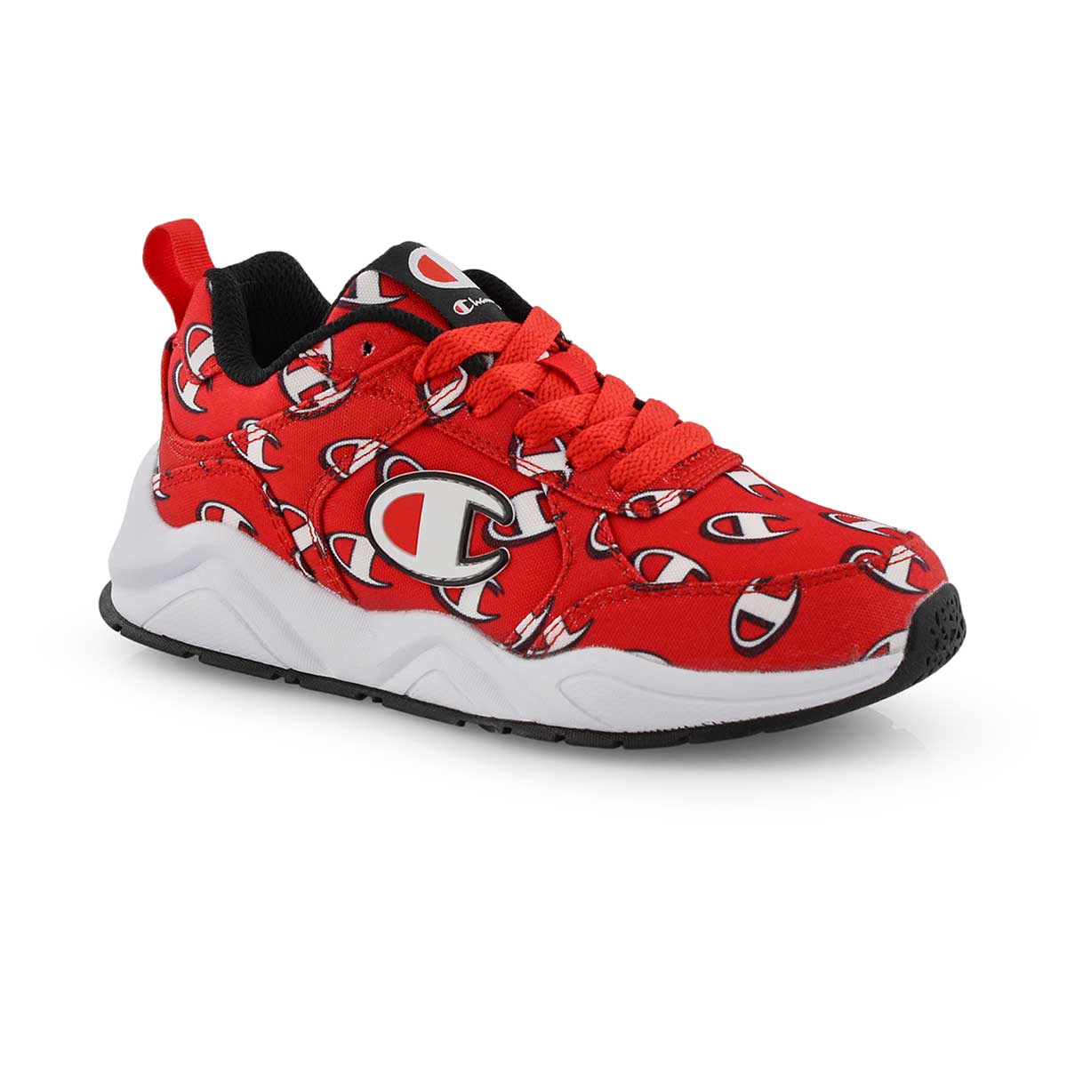 Kds 93Eighteen Repeat Logo red sneaker