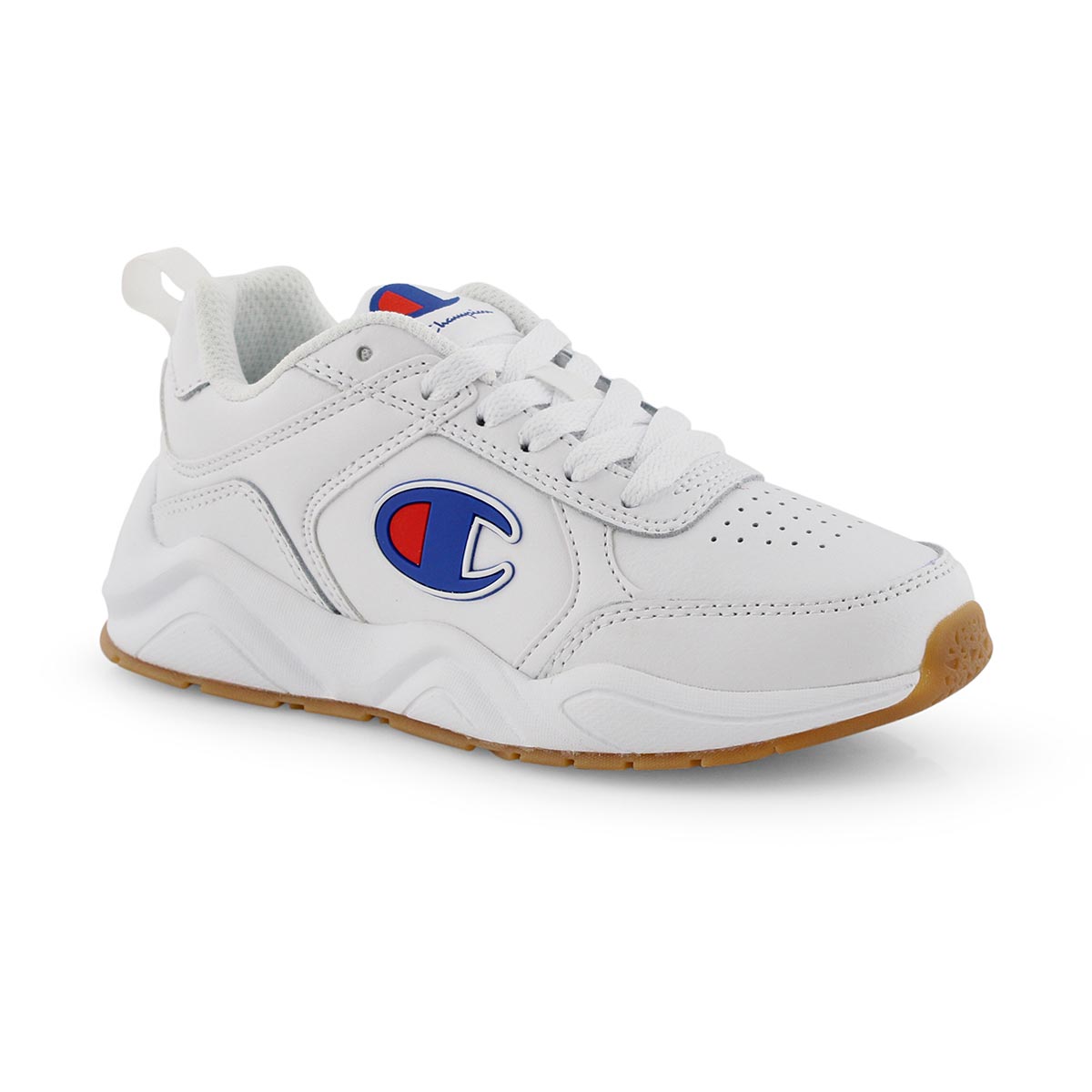 Kds 93Eighteen Mini wht lace up sneaker