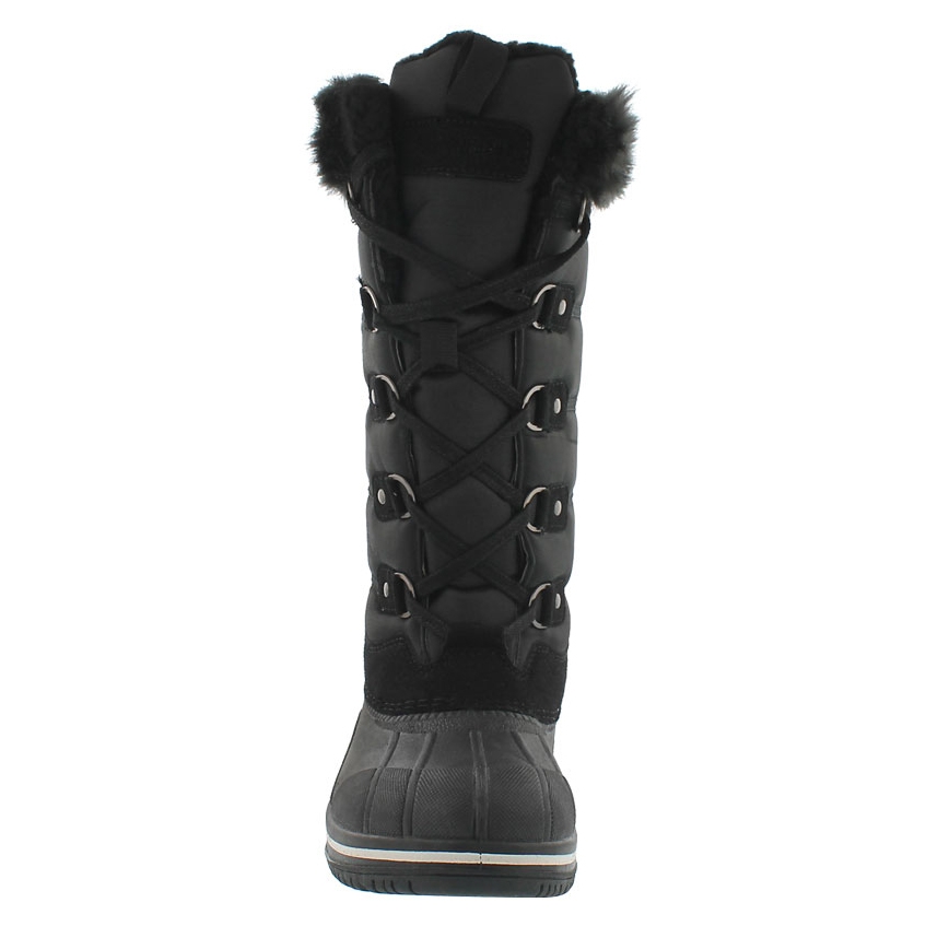 Botte d'hiver imp. Clara, noir, fem