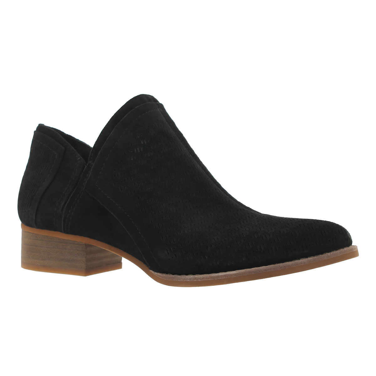 Women's CLORIEEA black slip on casual booties