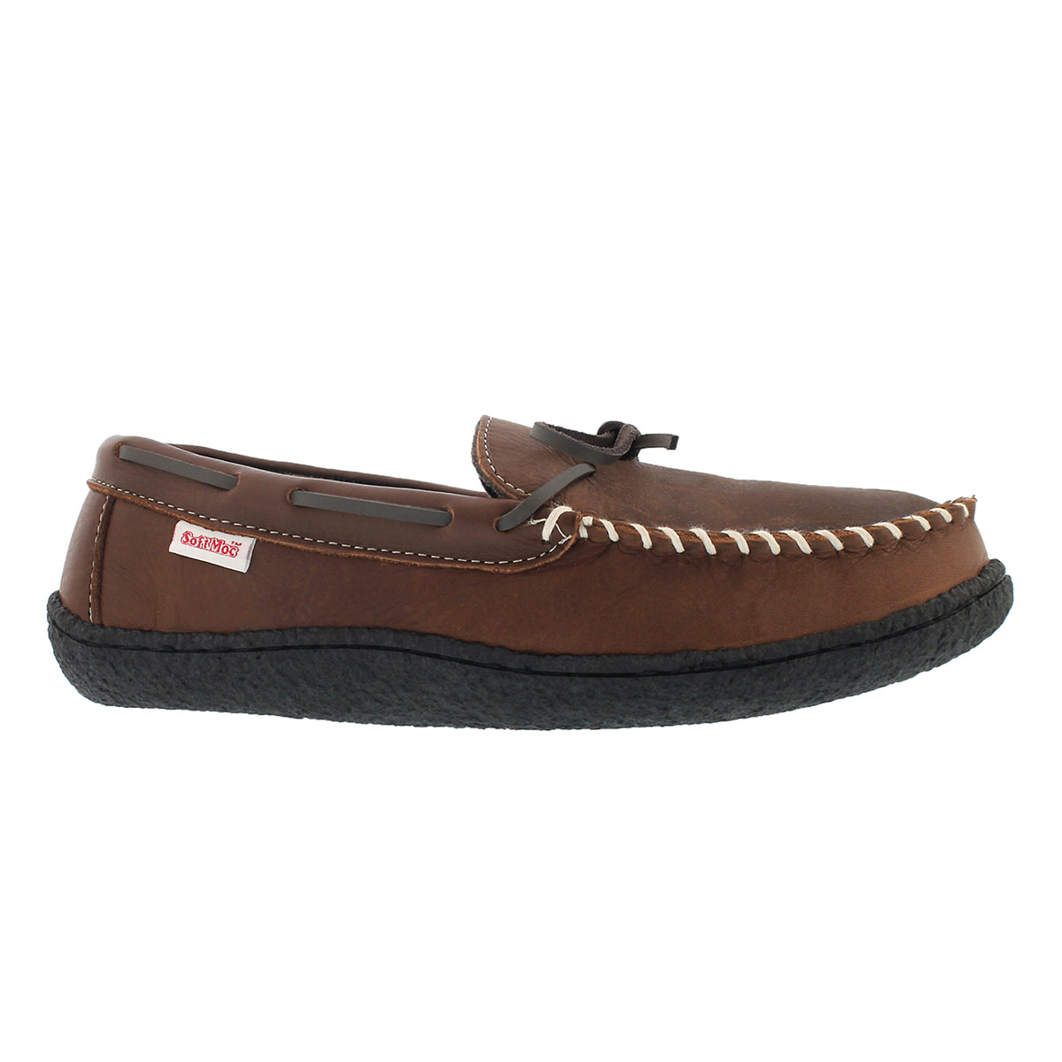 Mns Clovis brown lined moccasin